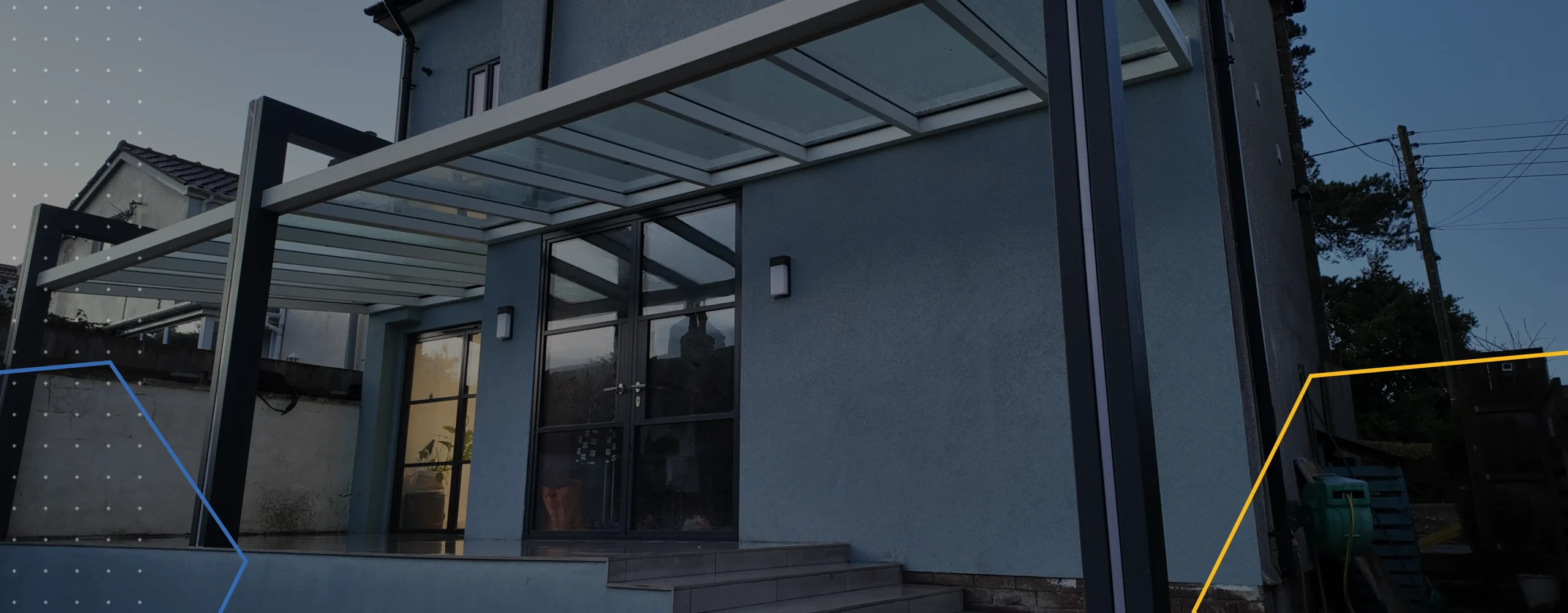DesignLine veranda over a patio